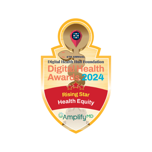 Digital Health Hub Rising Star Health Equity Award AmplifyMD